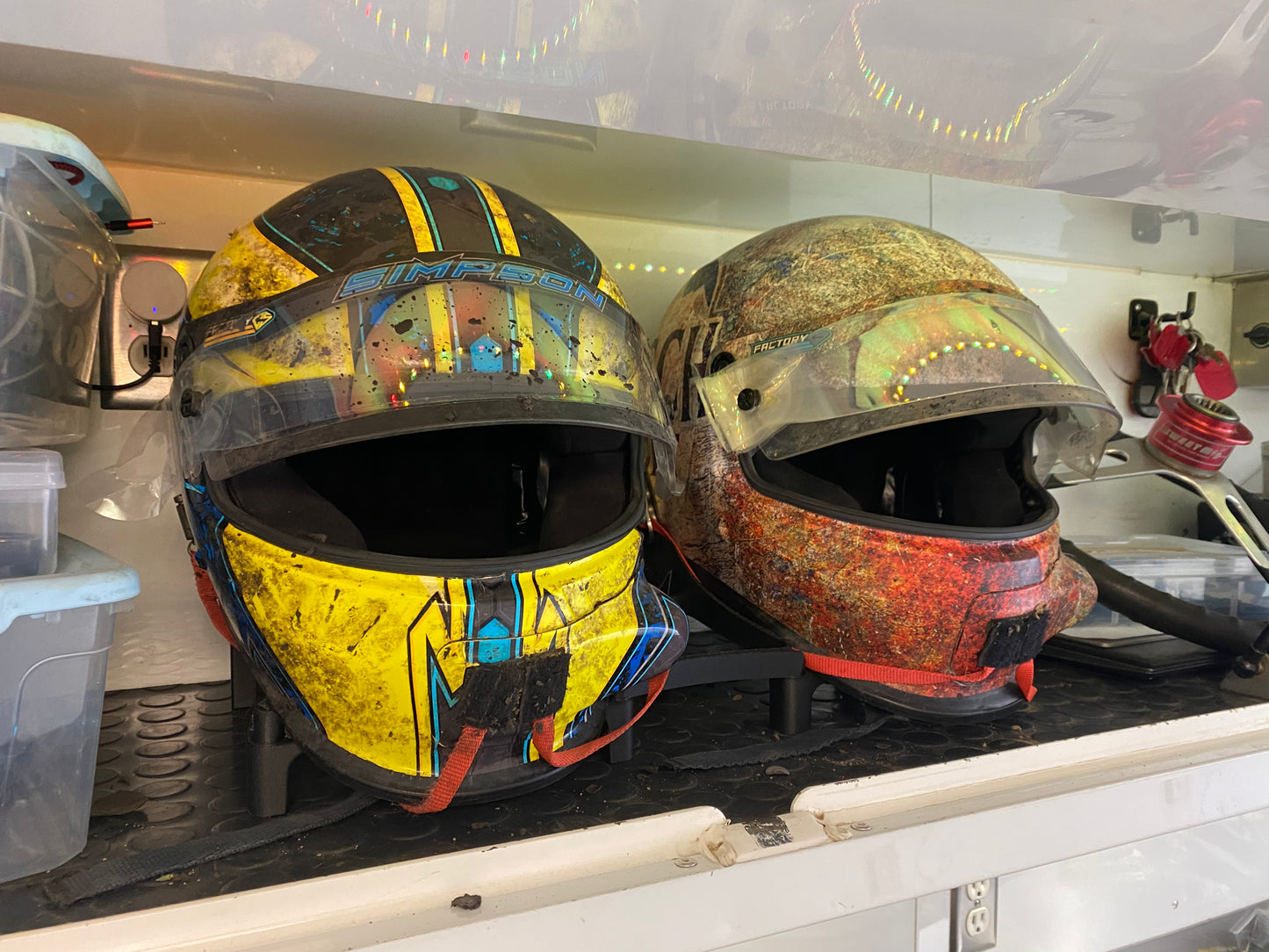 Helmet dryer for S&S trailer